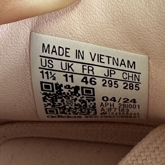 Adidas Rivalry Lux Low Men's size 11.5 Pink Leather Causal Shoes IF7183 - Picture 8 of 8